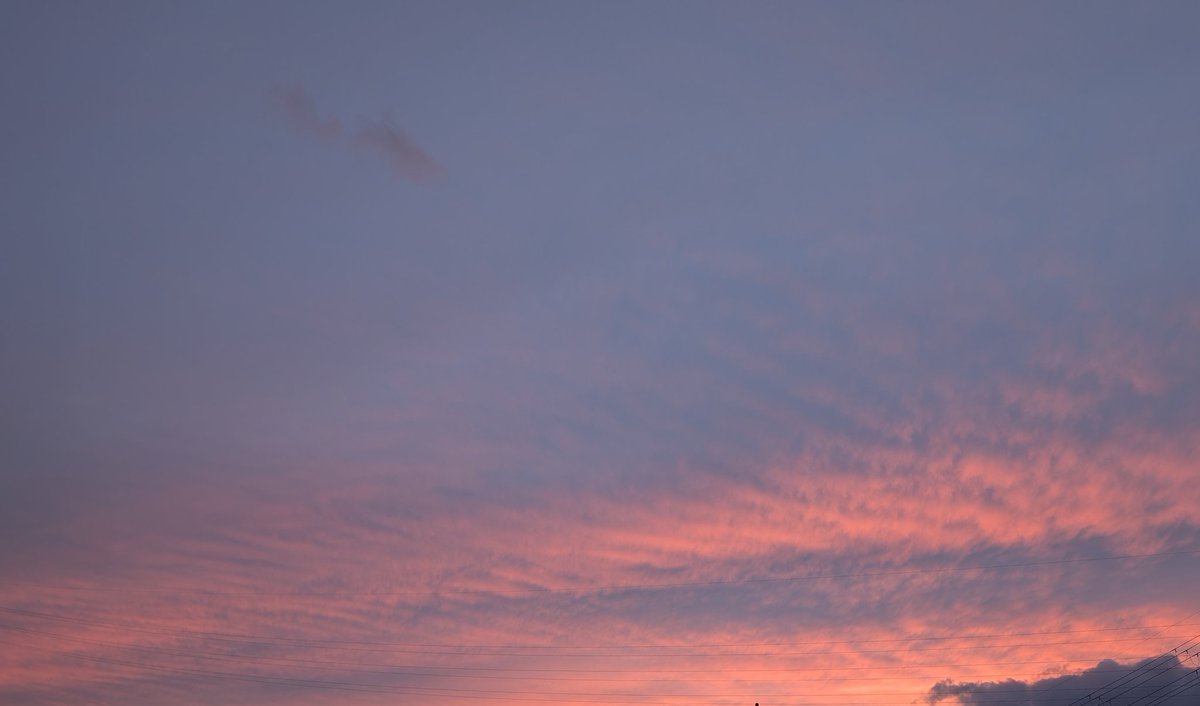 イマソラ #いまそら #京都市 黄昏時？ 太陽は沈んでるけど、夕日の残り