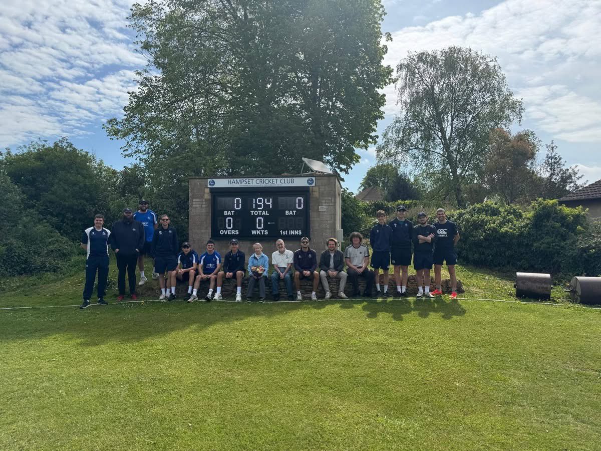 HampsetCC's tweet photo. A historic moment happened on Saturday as our new electronic scoreboard was officially unveiled before the first league fixtures. 

The scoreboard has been funded by an amazing donation from Colin and Heather Voutt. Thank you so much for what you have done 🔥 https://t.co/8PtLUVzSVT