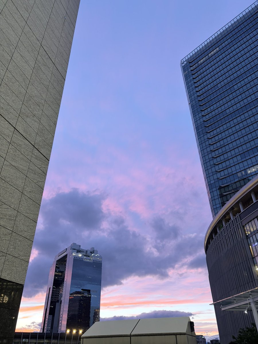 bambooatstone's tweet photo. 大阪の空が綺麗すぎる！！！！！！！！ https://t.co/V85TOMlSGK