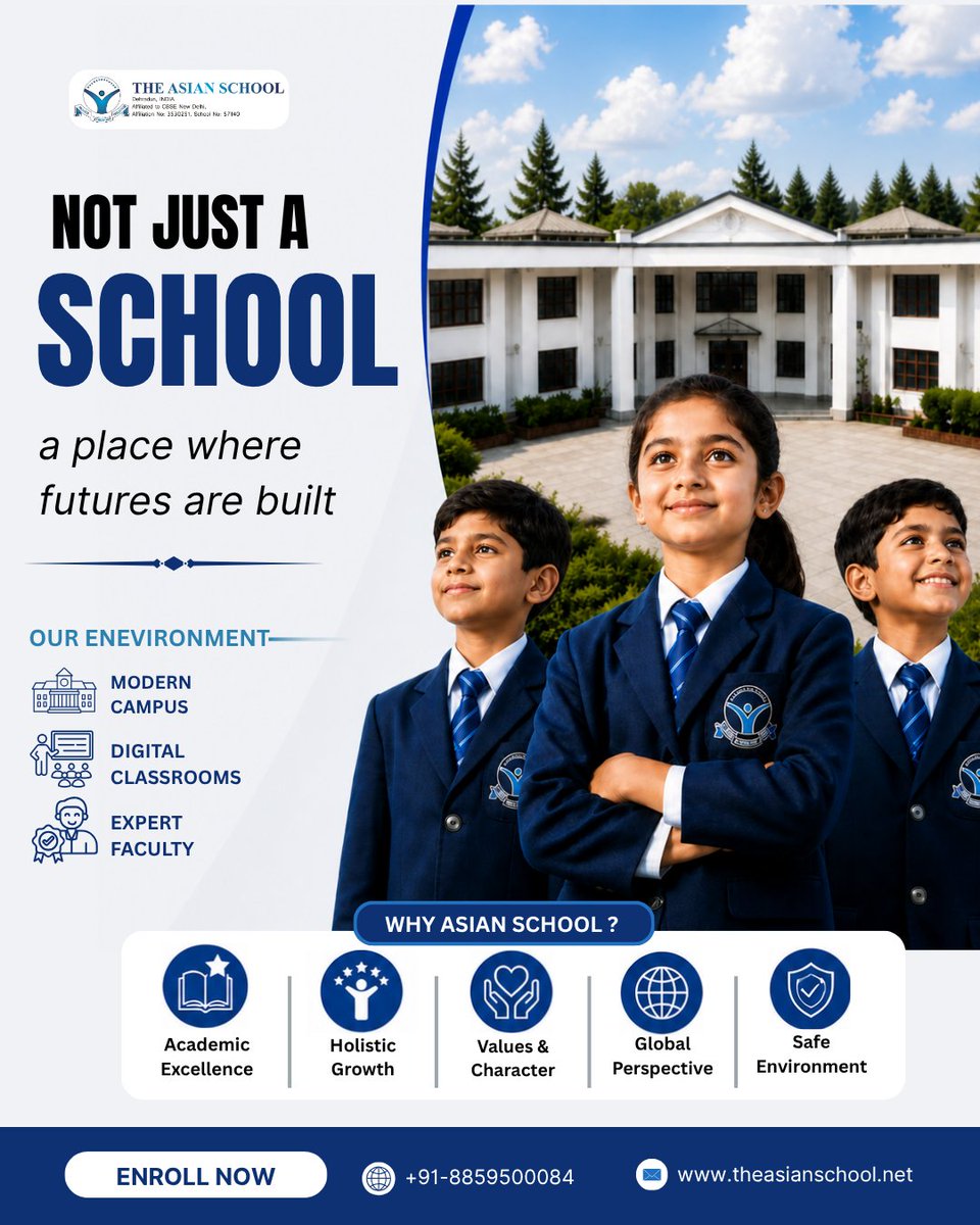 theasianschools's tweet image. Not just a school, but a foundation for bright futures ✨📚
At The Asian School, we nurture young minds for tomorrow’s success. 🌍🎓 Enroll today!

🌐 theasianschool.net

#theasianschool #futureready #qualityeducation #schoollife #academicexcellence #holisticdevelopment