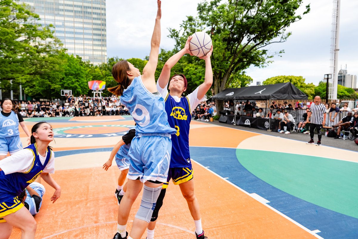 ALLDAYMAG's tweet photo. ALLDAY SPRING 2026 DAY3
Women’s Finals
LiiiNY 27🆚14  XD
#ALLDAY #alldaybasketball #ALLDAYSPRING2026
#YOYOGIPARKPLAYGROUND #PICKUPPLAYGROUND #SUPPORTEDBYJORDAN #TOKYO23 https://t.co/dTvE76IBzy