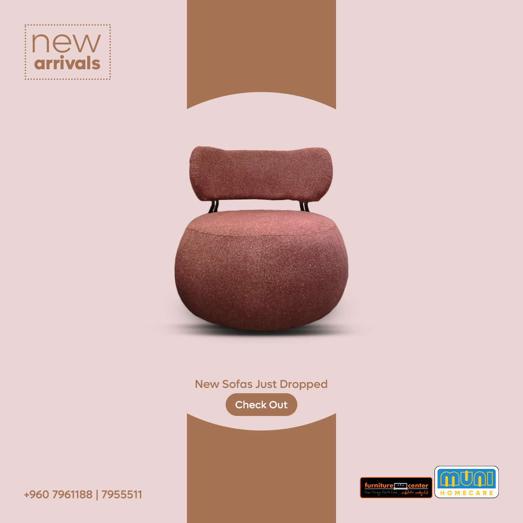 MUNIhomecare's tweet image. Fresh styles. Soft comfort. Timeless design.✨

Discover sofas that don’t just fill your space — they elevate it.🏡 From cozy curves to modern elegance, your perfect seat is here.

📞 +960 7961188 | 7955511

#NewArrivals #SofaCollection #MUNIHomecare #FurnitureCenter