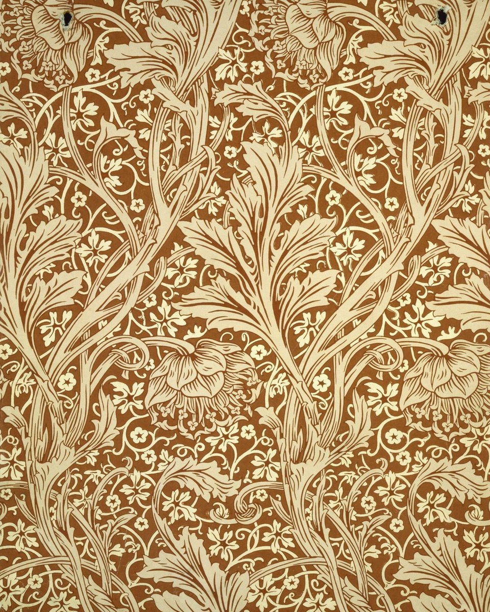 V_and_A's tweet image. Not to be outdone by her famous father, William Morris, May Morris was a talented designer in her own right, whose work is said to have been occasionally misattributed to her father.