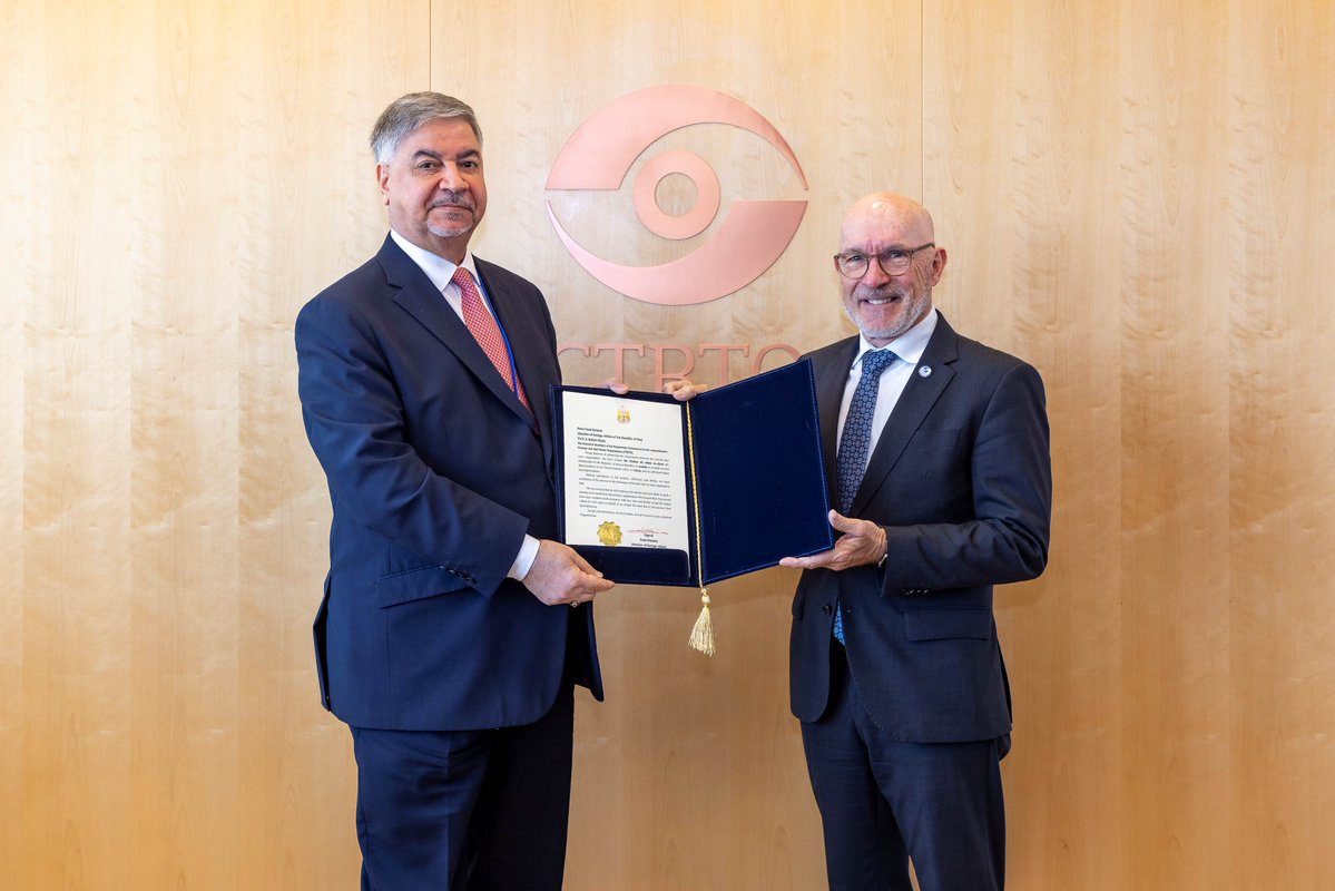 CTBTO tweet media