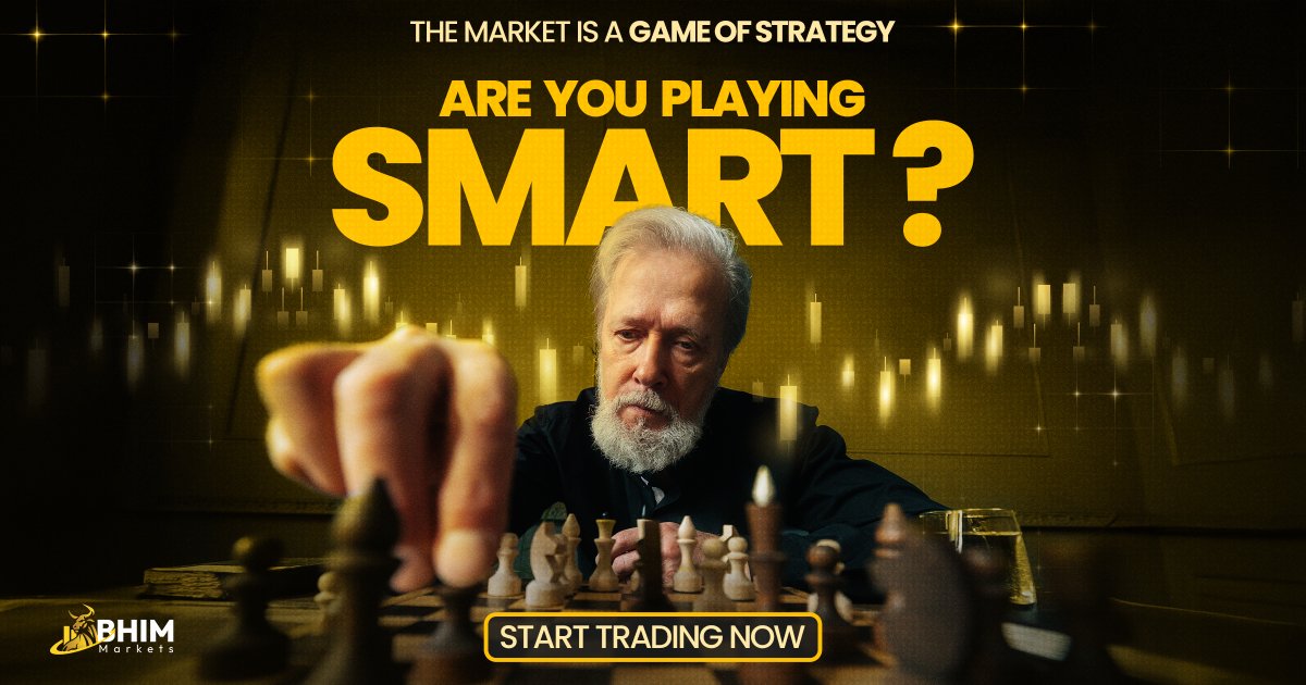 BhimMarkets's tweet photo. Strategy beats luck. 🎯
 
In the market, smart moves always matter more than random guesses. 
 
Trade with BHIM Markets and make every move count.📈  

#StrategyWins #TradeSmart #BHIMMarkets #SmartTrading #MarketStrategy https://t.co/VwUawWVJ6S