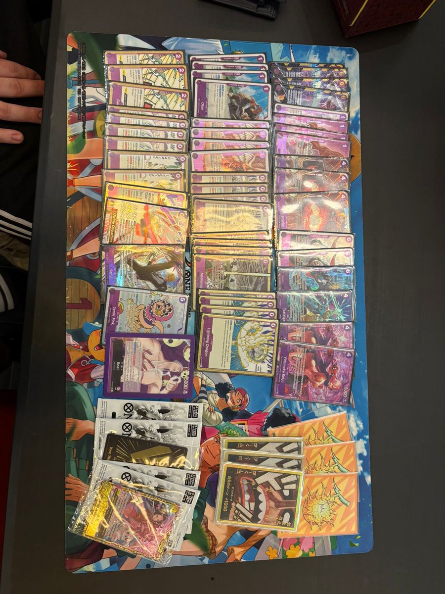mrwilli6's tweet photo. Regional São Paulo
R1 lucy✅
R2 mihawk✅
R3 lucy✅
R4 enel ✅
R5 nami ✅
R6 nami✅
R7 enel ❌ @OPTCGgrinder 
R8 nami✅
R9 nami❌
R10 enel ❌ @JoaoMedeirosTCG 
I was nothing from the top cut June Chile we finished the work , Happy to have faced such good players. https://t.co/BFV1KfWCDf