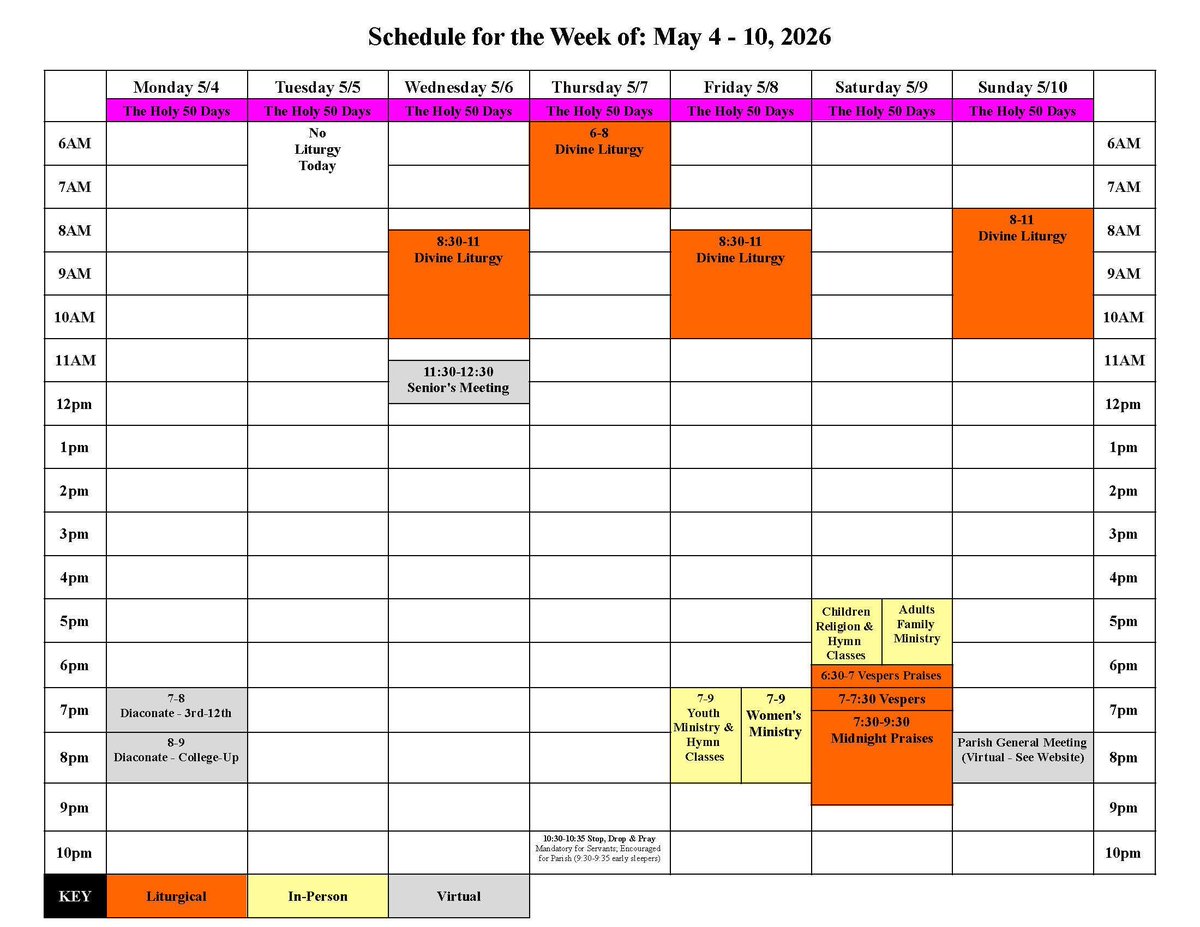 SMSA_NJ's tweet photo. The Weekly Liturgical Schedule has been updated! https://t.co/c0g73nrnve https://t.co/bWoy7uWMTW