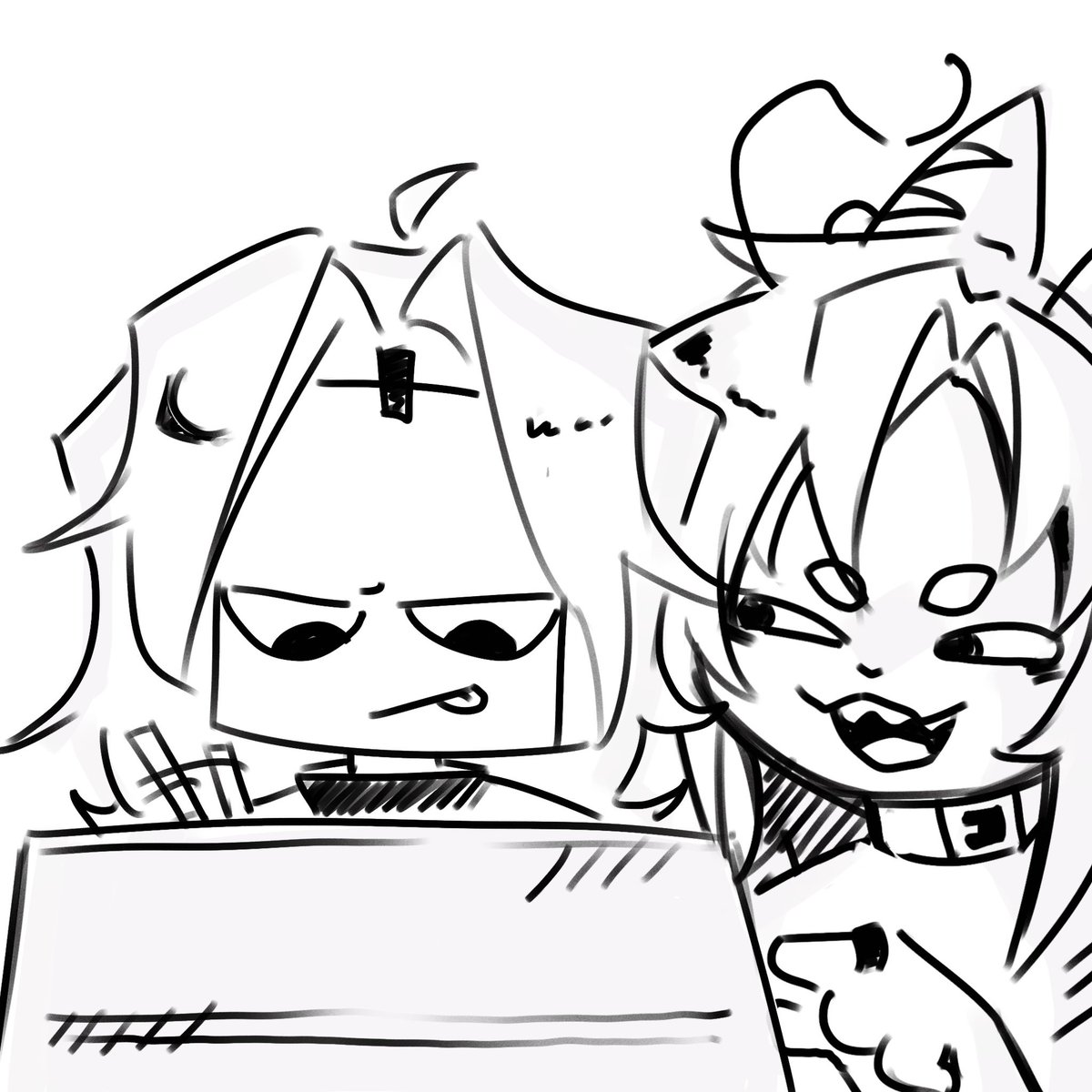 Hanterrr_'s tweet photo. @karasiki13228 you’re literally a devil on my shoulder sometimes https://t.co/YAjFHiR7CH
