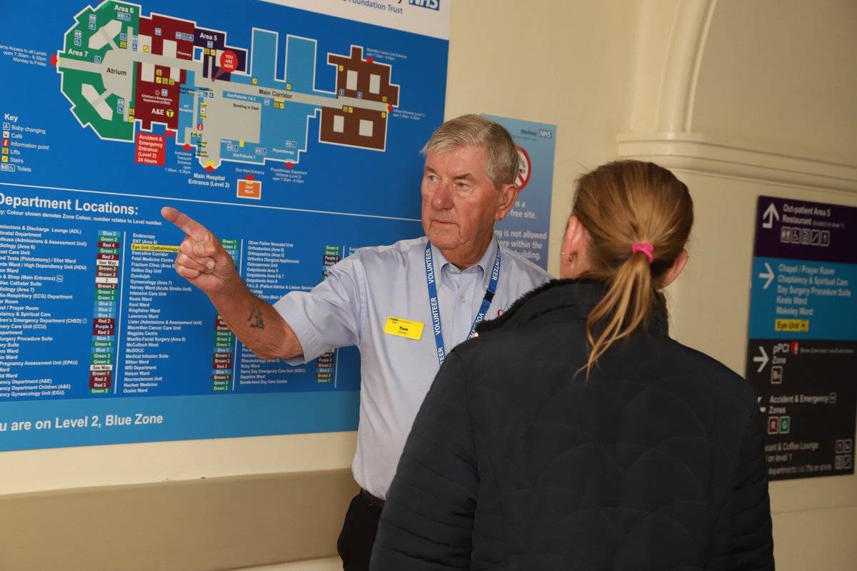Medway_NHS_FT's tweet image. Visiting the hospital? You can find information points to help you find out where to go.

The First Rate Cafe and Shop will be open until 4pm in the main entrance and Below Deck Galley (Level 1, Purple Zone) is open until 7pm.

#visiting #Easter #Medway #Swale #bankholiday