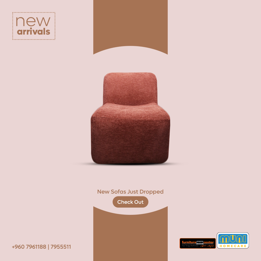 MUNIhomecare's tweet image. Fresh styles. Soft comfort. Timeless design.✨

Discover sofas that don’t just fill your space — they elevate it.🏡 From cozy curves to modern elegance, your perfect seat is here.

📞 +960 7961188 | 7955511

#NewArrivals #SofaCollection #MUNIHomecare #FurnitureCenter