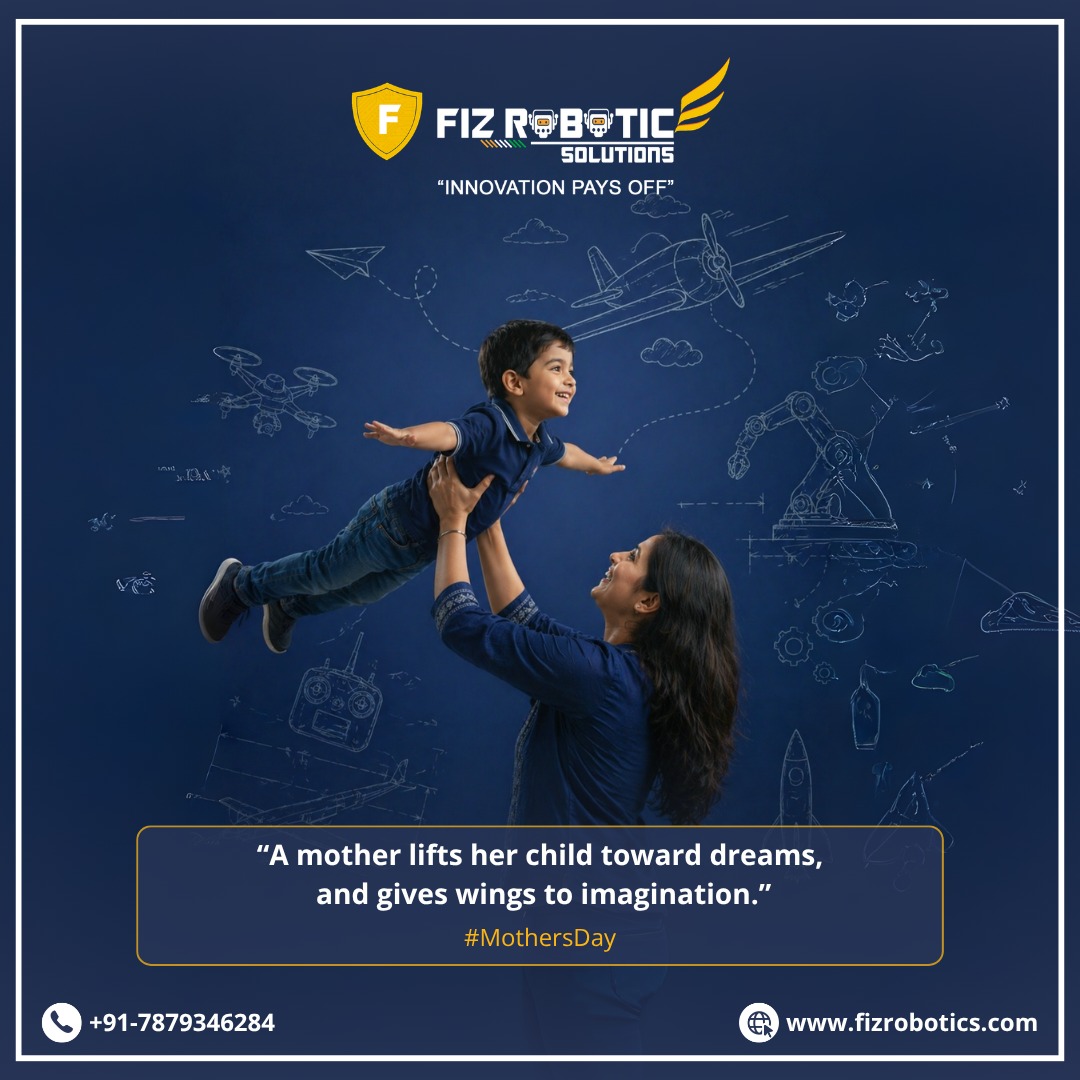 FIZ_Robotics's tweet photo. Behind every dream that takes flight, there is a mother who nurtures curiosity, encourages creativity, and builds the confidence to explore the unknown.

Wishing all the incredible mothers a very Happy Mother’s Day! 💙

#MothersDay https://t.co/Sa3o8x5Vk5