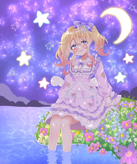 RTしたVTuberさん描く企画 2人目です とても可愛らしいお姿で 描いていてとても楽しかったです #じゅりアート