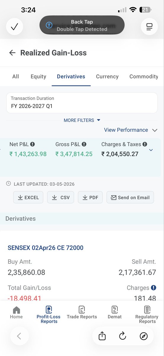 Consistent4602's tweet photo. April 2026-27

Loss : -32k

#nifty #trading https://t.co/51iog3kFrH