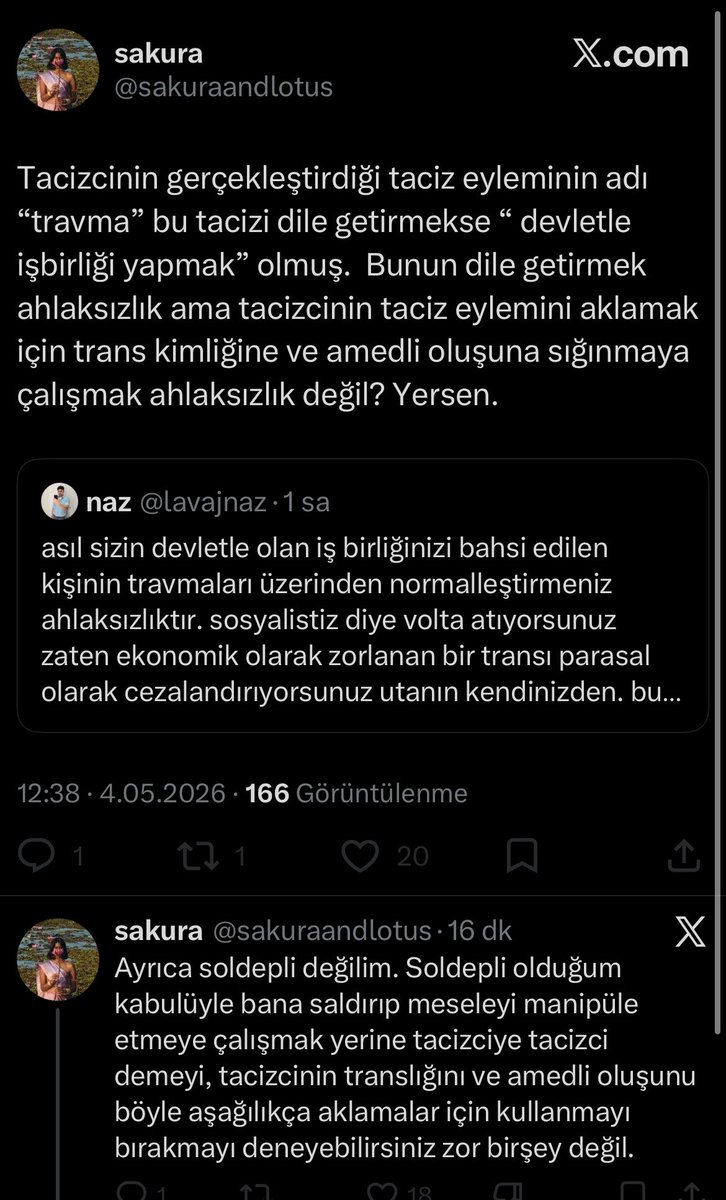 asyagokalpp's tweet photo. Öncelikle olayı manipüle eden sizsiniz. Ben aylar önce açıklamamda beyan veren kişi şikayetçi olabilir hakkıdır ve bende failliğim ile  yüzleşmek isterim dedim. En doğal hakıdır yapabilir. Bununla alakası değil konu, olay deniz isimli partinin genel başkanı ayrıca avukat olan kişi avukatlığından güç alarak kendisine yaptığım ifşa metninden partide gördüklerimi yaşadıklarımı dile dediğim için defalarca beni devlette şikayet etmesidir.  Dava açılan kişinin buna şikayetleridir. Ezilen,devlet tarafından bi sürü siyasi dosyası olan bir trans olarak sözde sosyalist bir partiden böyle zulüm görmem kabul edilemez.Yaşadığım tehdit şantaj psikolojik partide ne varsa dile getireceğim ve susmayacağım konuyu başka olayla çarpıtmayın lütfen