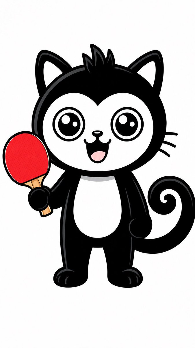pingnest's tweet photo. この動画に出てくるキャラクター、"モンにゃ"と言います！卓球がすごく好きなようです！
ある動物とある動物がモチーフになっているのですがなにか分かりますか？

#卓球 #PingNest #モンにゃ #ゆるキャラ https://t.co/z2IFiIaYWP