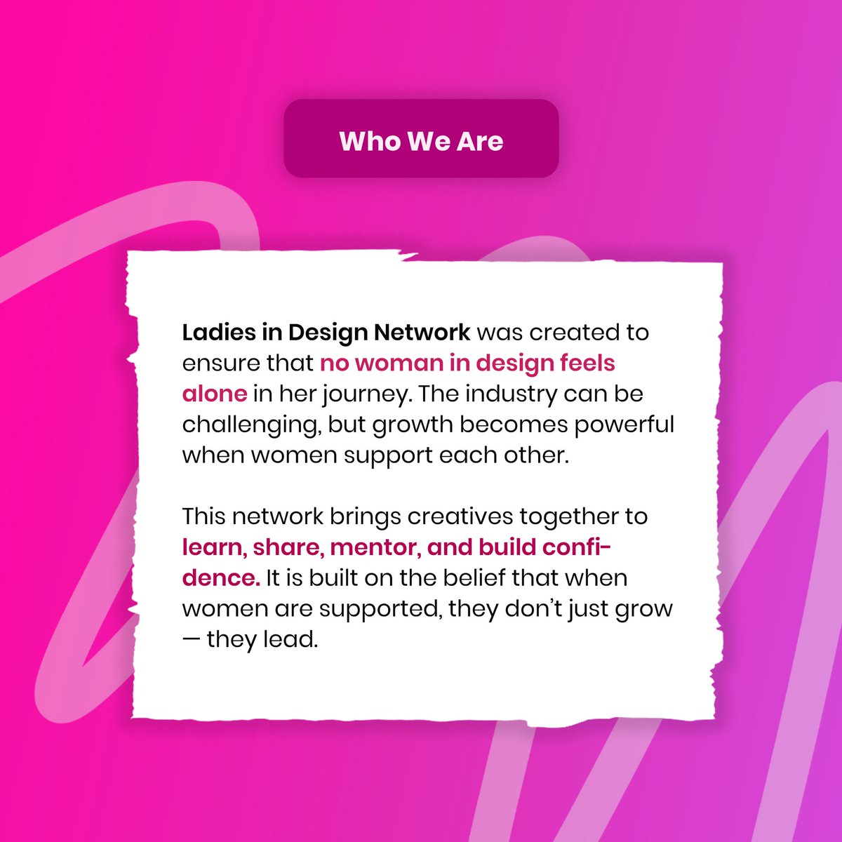 Lidn__'s tweet photo. 🔥 BIG UPDATE! 💖 

We're shaking things up at Ladies in Design Network! 🚀 

New brand, same mission: empowering women in design 

Why? YOU inspired it ! Join the squad and let's keep leveling up! 

#LadiesInDesignNetwork #Rebrand #DesignCommunity #LIDN https://t.co/yJTL2chf09