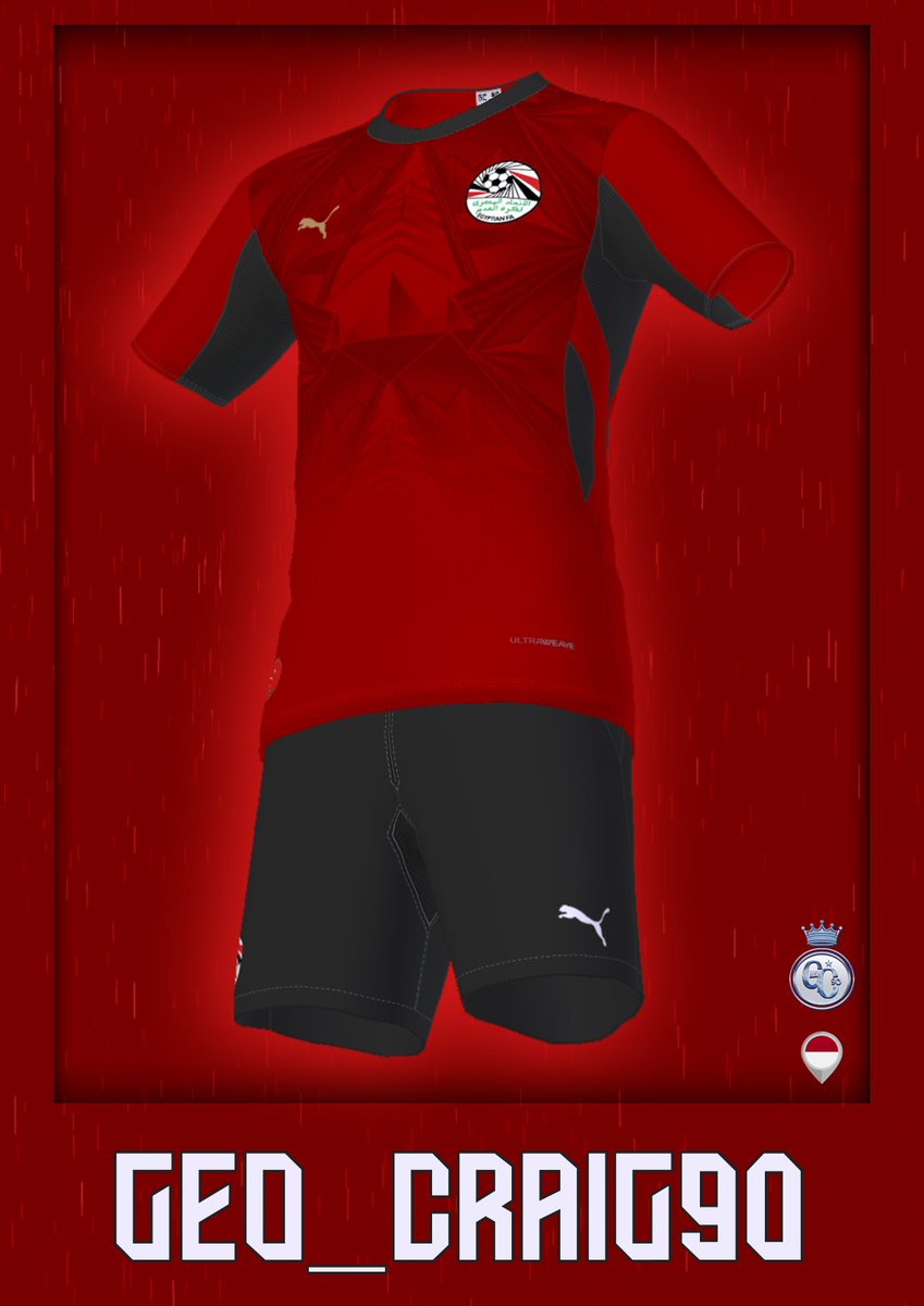 GeoCraig90's tweet image. Egypt Home &amp;amp; Away-Kit 2026

#PES2017 #PES2021 #kits #geocraig90 #geo_craig90 #kitpacks #worldcup #efootball