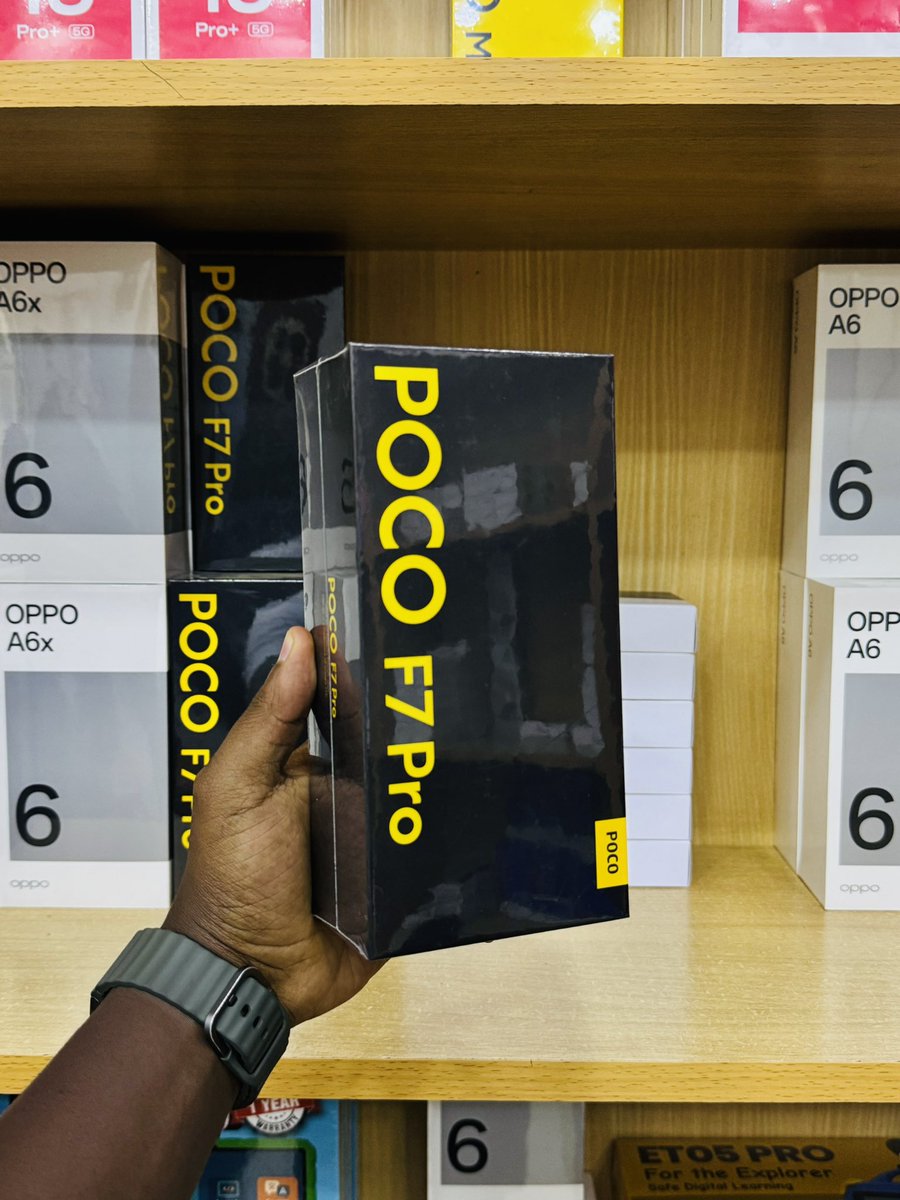 AmRoggoz's tweet image. Black &amp;amp; Yellow: This is the Poco Phone, a sub brand of Xiaomi

F7 Pro 12/512 Ksh 63000
X8 Pro Max 12/512 Ksh 65000
X8 Pro 8/256 Ksh 45000, 12/512 Ksh 53000
M8 Pro 8/256 Ksh 32000, 8/512 Ksh 37000
M7 8/256 Ksh 22000

Countrywide Delivery✅

📞0733 315 348
#TechIt