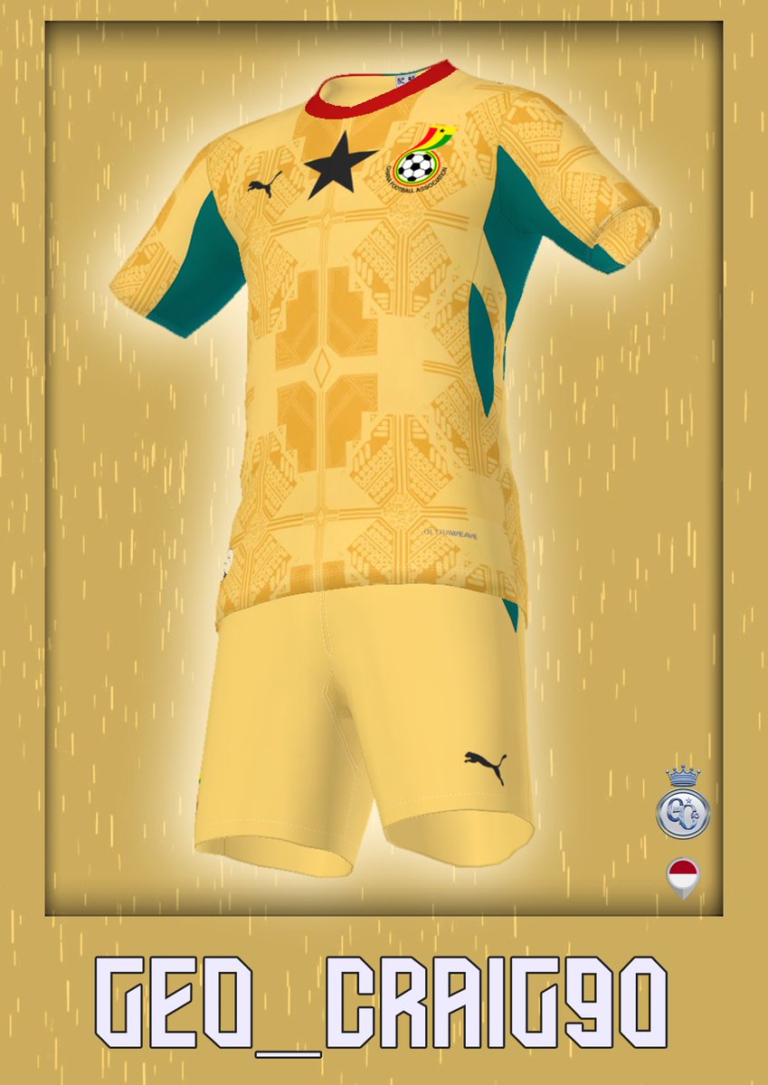 GeoCraig90's tweet image. Ghana Home &amp;amp; Away-Kit 2026

#PES2017 #PES2021 #kits #geocraig90 #geo_craig90 #kitpacks #worldcup #efootball