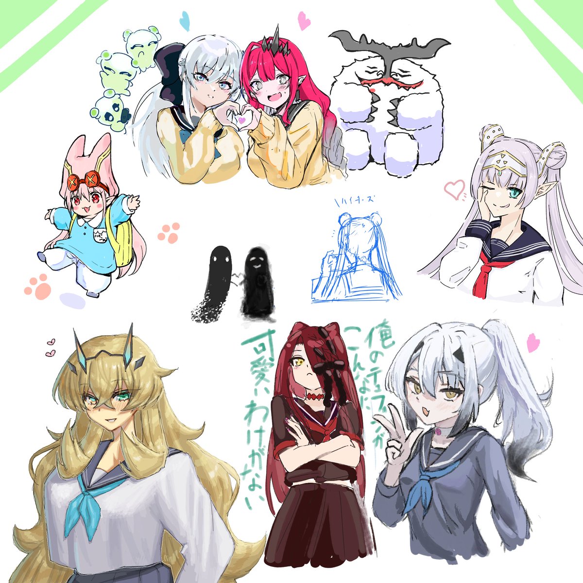 klashさん(@spendtime8 )
ゆぐさん(@Yugusan5)
片白さん(@katashiro__)
シキマクサさん(@shikimakusa)

自分含めて計5名で絵チャしました!
楽しかったのでまたやりたいです! 