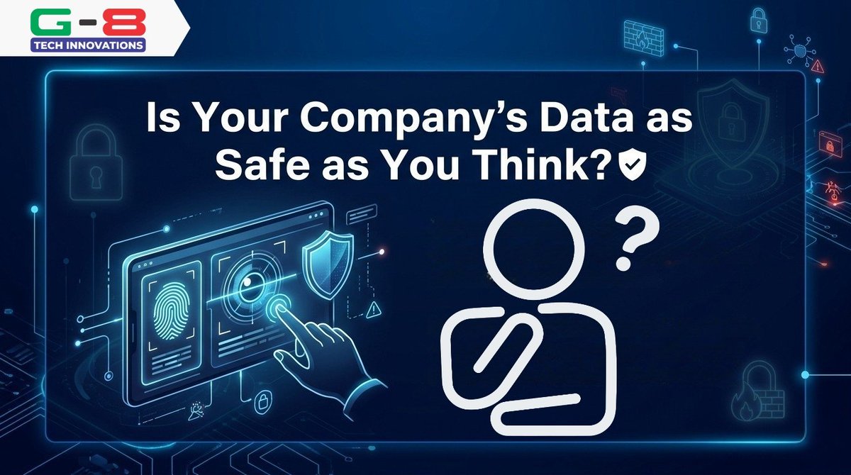 g8tech_ng's tweet image. Is your company's Data as safe as you think??
Secure your organization's assets with G8 Tech Innovations #innovation #technigeria #secure