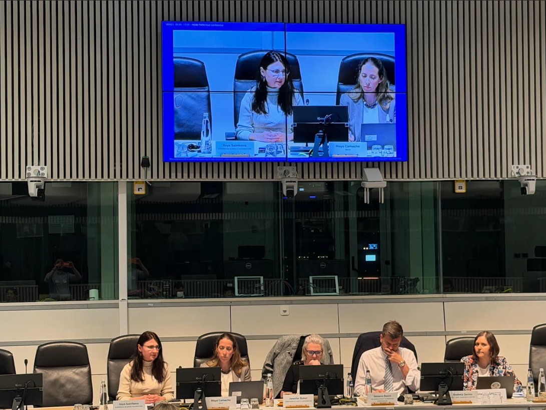 MobiTwinProject's tweet image. 🔍 LIVE now at MOBI-TWIN Final Conference!
Asya Salnikova, Science Officer @ESF, on how research findings become actionable policy intelligence for Europe's regions.
🖥️ Watch: cor.europa.eu/en/plenaries-e…
#HorizonEurope #SciencePolicy #EUResearch