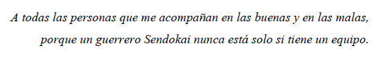 _salvaa_22's tweet photo. Esta mañana he entregado mi TFG y, ya que va sobre Sendokai, no he querido dejar pasar la oportunidad de poner esto en los agradecimientos 🫶🏻 @DCSendokai https://t.co/hqLcNmrOUs