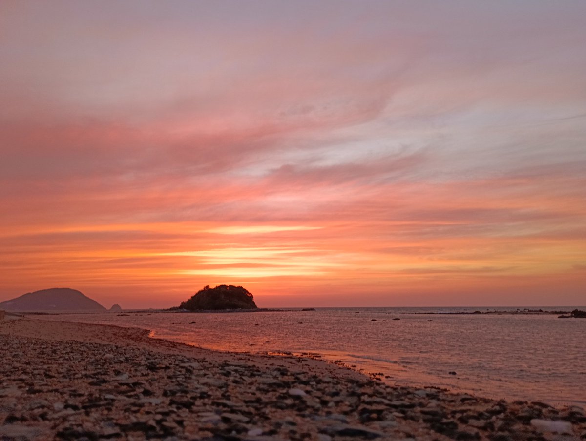 manposo's tweet photo. 今日の夕陽… https://t.co/ZX6IykkYPH
