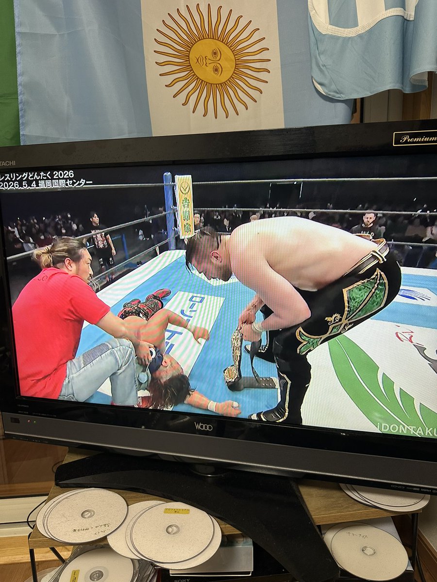 magechaikan's tweet photo. うーん…

#njpw 
＃Mr1478211472 https://t.co/umXI4GSOcR
