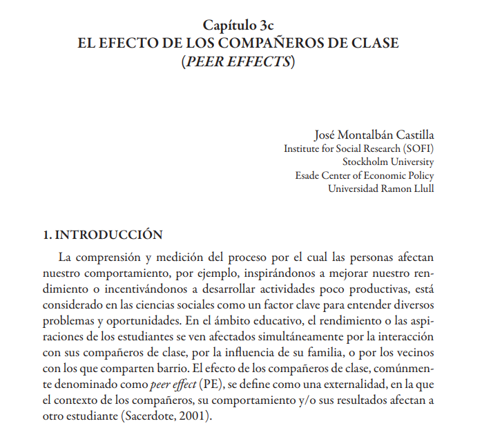 sanz_ismael's tweet photo. 👥 El impacto de los compañeros de clase es real. Estudios revelan que un entorno de compañeros comprometidos puede mejorar el rendimiento académico hasta un 15%. Estrategias como la asignación aleatoria de grupos, programas de mentoría entre pares y actividades de trabajo en equipo ayudan a crear entornos más positivos.
No te pierdas a @jmontalbancas en el curso de la UIMP del 20-24 de julio. Inscripción en https://t.co/RUoe0SLjQH