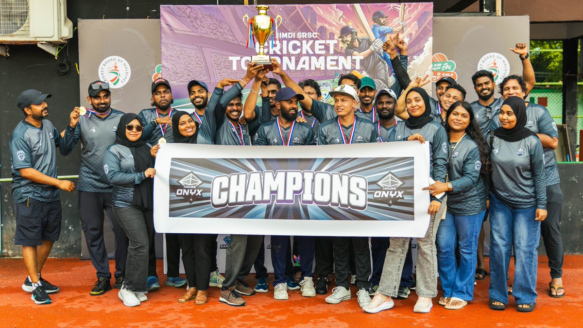 SIMDIgroup's tweet photo. The SIMDI Cricket Tournament 2026, organized by SIMDI SRSC

🎉Congratulations to House Onyx for securing the championship title.

Appreciation goes to every player, SIMDI SRSC Steering Committee, and supporters. 

#SIMDI #simdigroup #SRSC #crickettournament https://t.co/6GRiXGKbUR