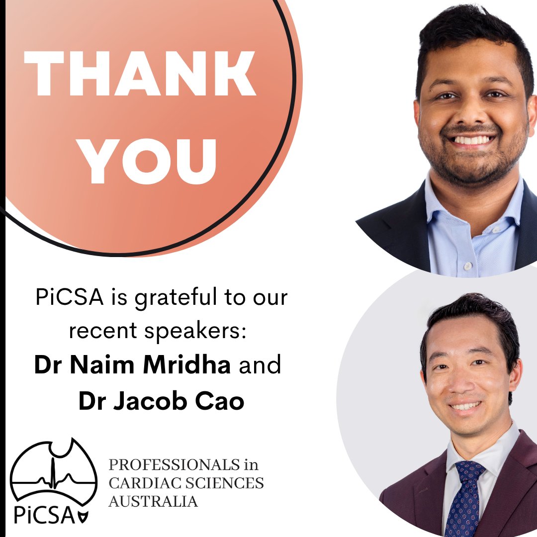 PiCSA_au's tweet photo. 👏 Thank you  to our March Cath Lab speakers Dr Naim Mridha and Dr Jacob Cao

Missed the session or want to revisit the content? 
🎥 Watch both presentations on the PiCSA Education Portal:
👉 https://t.co/PrZT1XayA8

#PiCSA #CardiacPhysiology #CathLabEducation https://t.co/RuqEuWJ0ad
