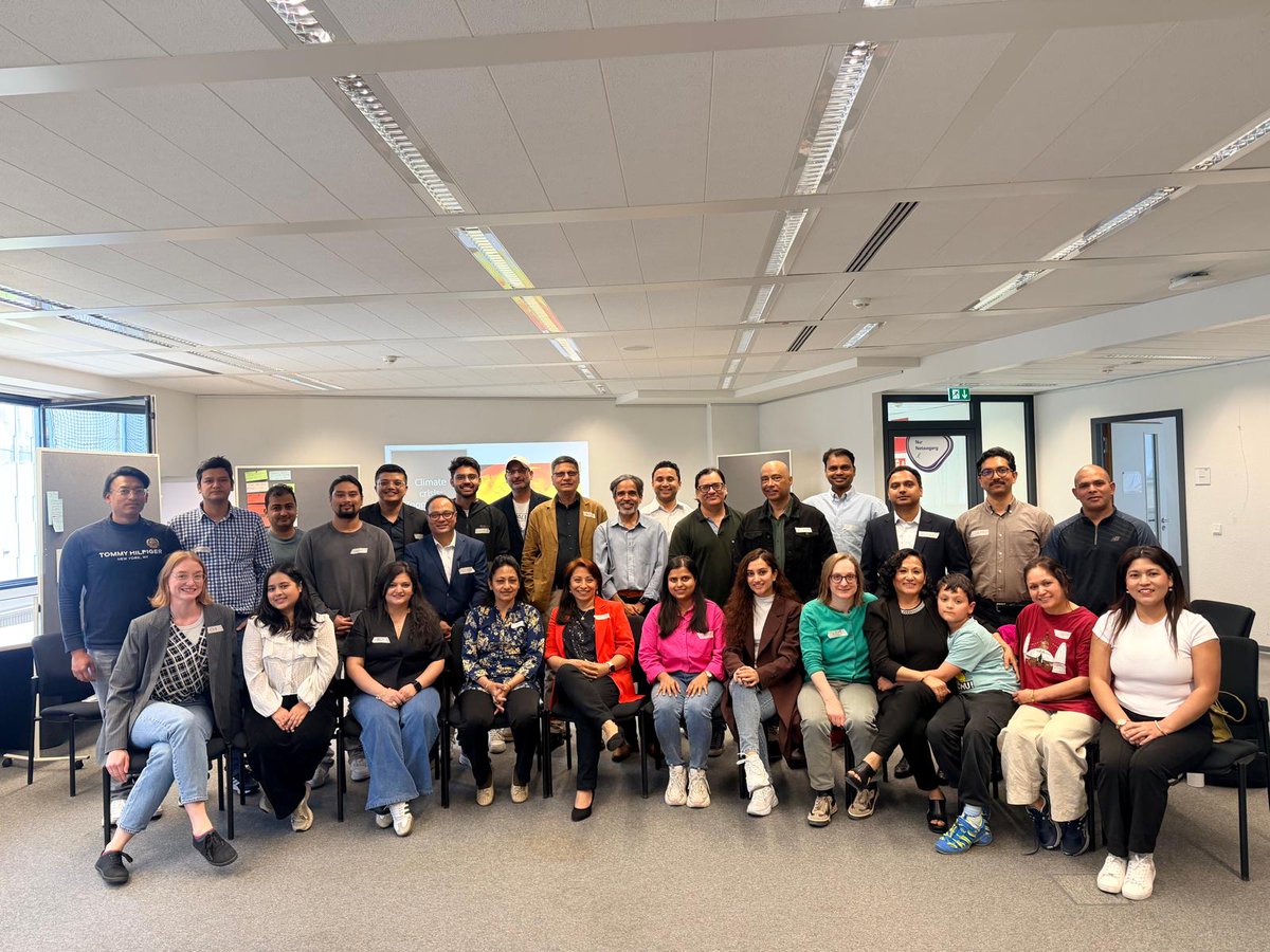 NavinSinghKhadk's tweet photo. An immersing interaction followed my presentation on “#climatecrisis &amp; the #Nepal context” and a talk by #IPCC Working Group I Vice Chair @ma_rupakheti, with Nepali &amp; German professionals &amp; academics in Germany.

Organised by @nepalisamaj based in Frankfurt
@ss_adhikari https://t.co/AYXquzqfmP
