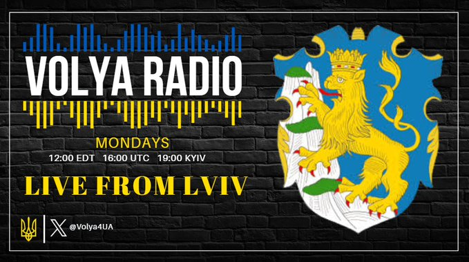 Volya4UA's tweet photo. Join @Ukraine
, @Volya4UA
, @duvimom , and @AlGGDirect
from somemore or less  undisclosed location 
May 4  1200 EST  1700 UTC   1900 Kviv
https://t.co/V9PjYI8tYg https://t.co/LTDBe8GZBG