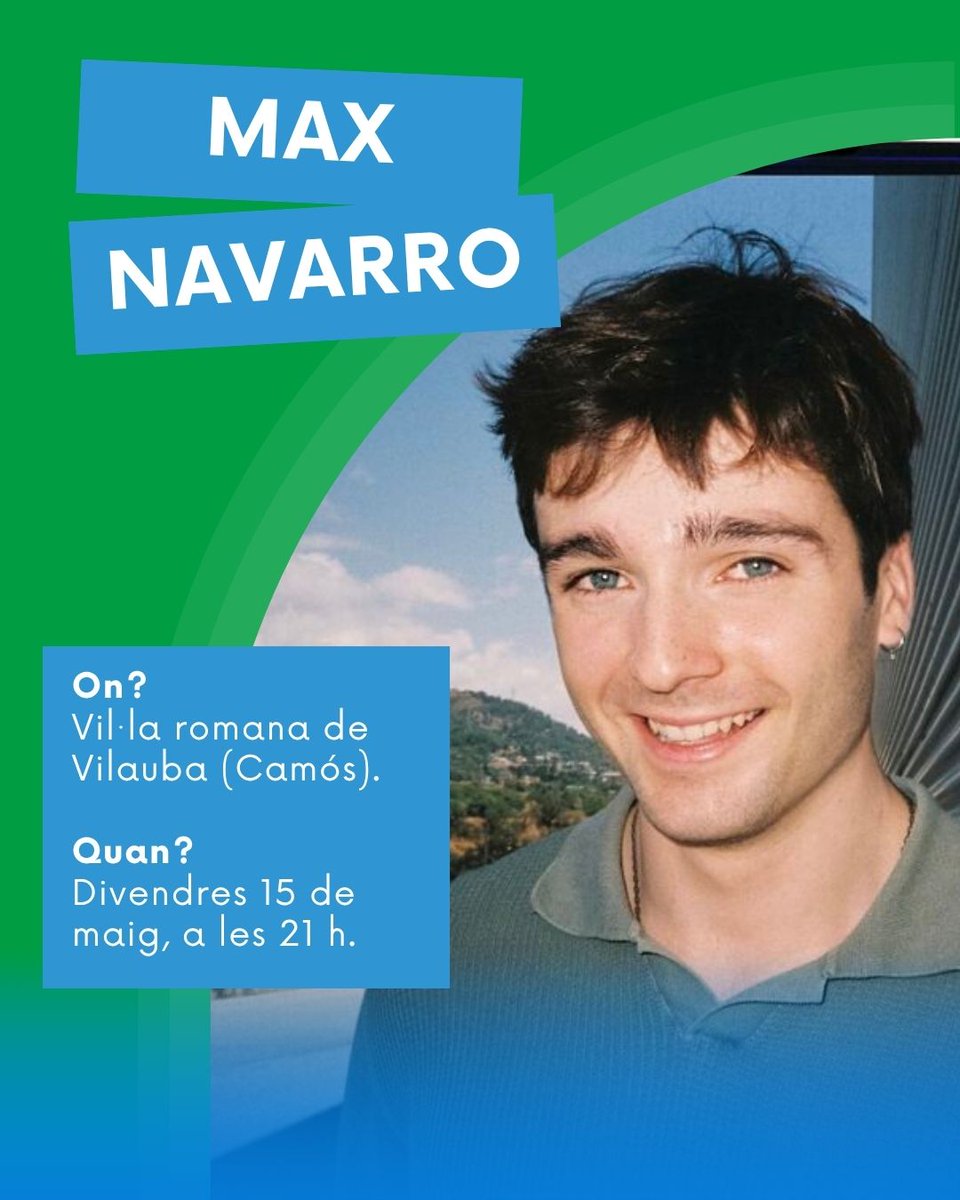 campesponella's tweet photo. No trigarem a tenir dos concertassos més del #FestivalRecòndit a prop! El 15 de maig a les 21 h, Max Navarro a Camós; i el 16 a les 20 h, Miquel Abras a Vilamarí! 🎶 Aneu pensant les nits que passareu al #CàmpingEsponellà amb la nostra oferta especial: https://t.co/bQiRYHM4UG 👏🏻 https://t.co/GQ48ImVHM8