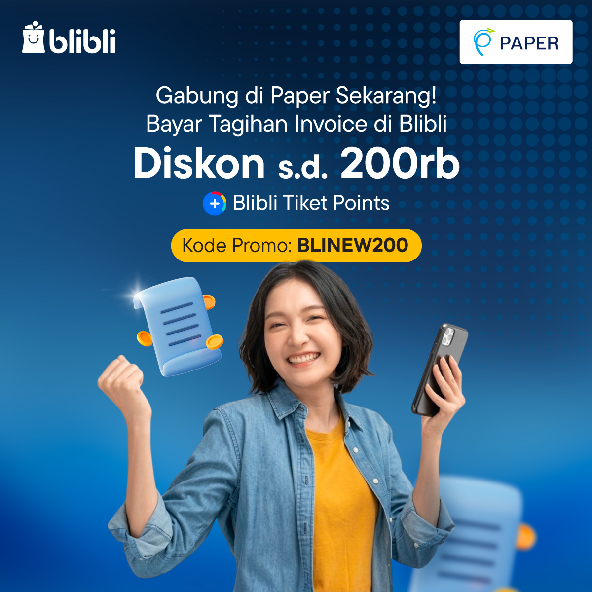 bliblidotcom's tweet photo. di luar angkasa, semua menjadi misteriπͺ nggak kalau di sini, yuk jadikan semuanya simple dengan Paper! bayar tagihan nggak perlu ribet tinggal klik di sini https://t.co/6MABVt6jyy
#NoBlabladiBlibli #CekDuludiBlibli #DIGIx https://t.co/vlVwa7eqsR