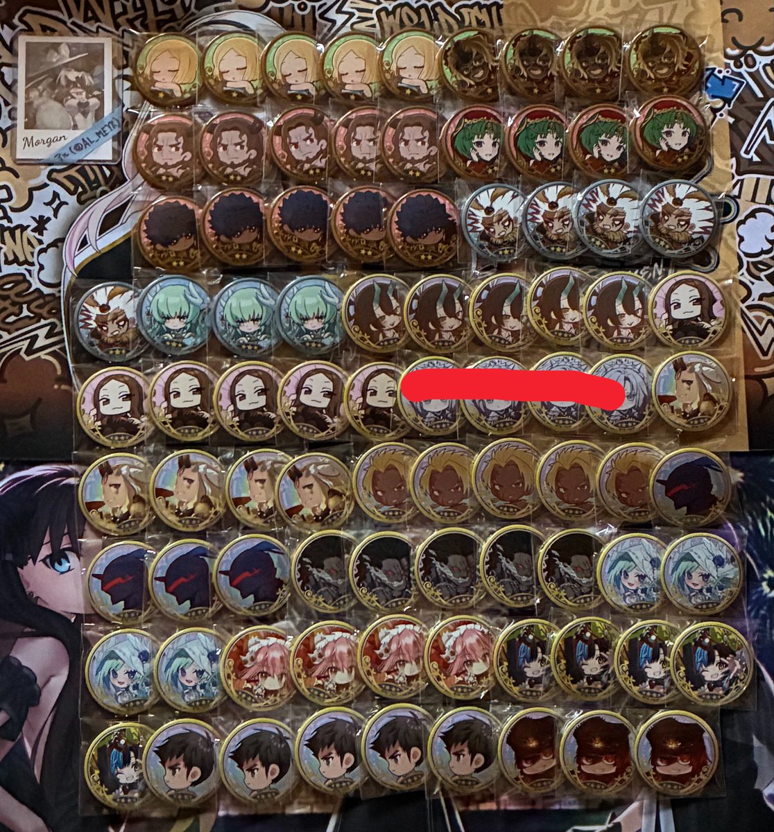 AL_MEYR's tweet photo. FGO Fate/GrandOrder ミニ最終再臨サーヴァント 缶バッジ 交換 譲渡
<譲>
画像の物

<求>
選択画面風ステッカー☆オルガマリー
同種 リリス モルガン アルトリア(槍 裁) スカディ マシュ

または
定価+送料

交換 譲渡条件リプにあります

プロカ必読 https://t.co/juaz6rG5ZY