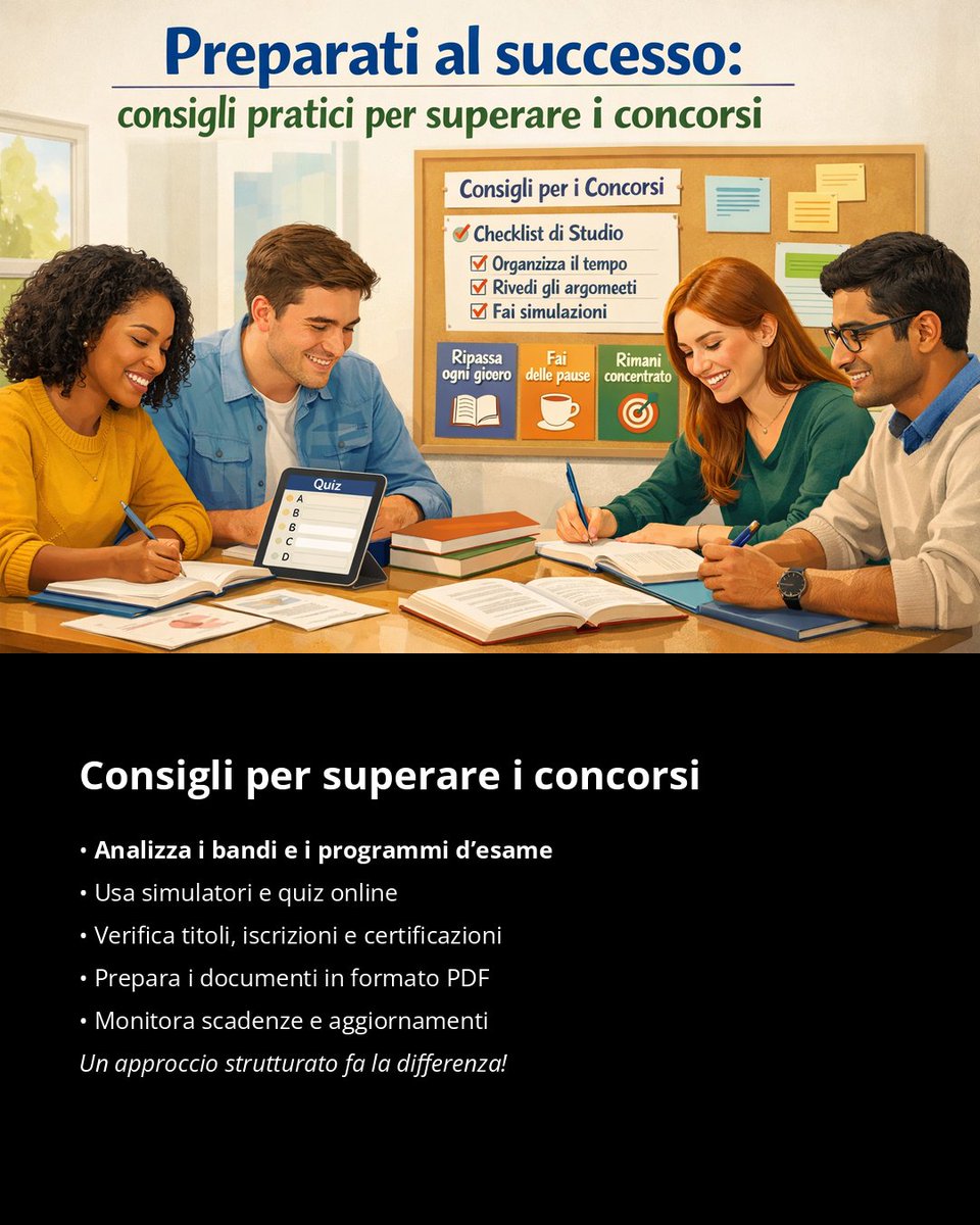 Maggio 2026 è il mese dei concorsi pubblici: oltre 10.000 posti tra Forze Armate, Polizia, Sanità, enti locali e Ministeri. Scopri i nuovi bandi, requisiti aggiornati e come evitare errori nella candidatura. È il momento di agire! #Concorsi2026
2lnk.io/lg67j