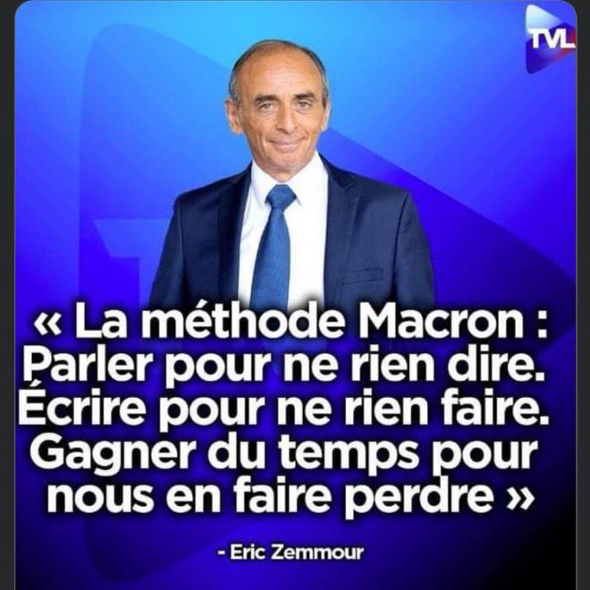Emmanuel Macron 
                 Vs 
    Eric Zemmour 💪🏼🌿🇫🇷