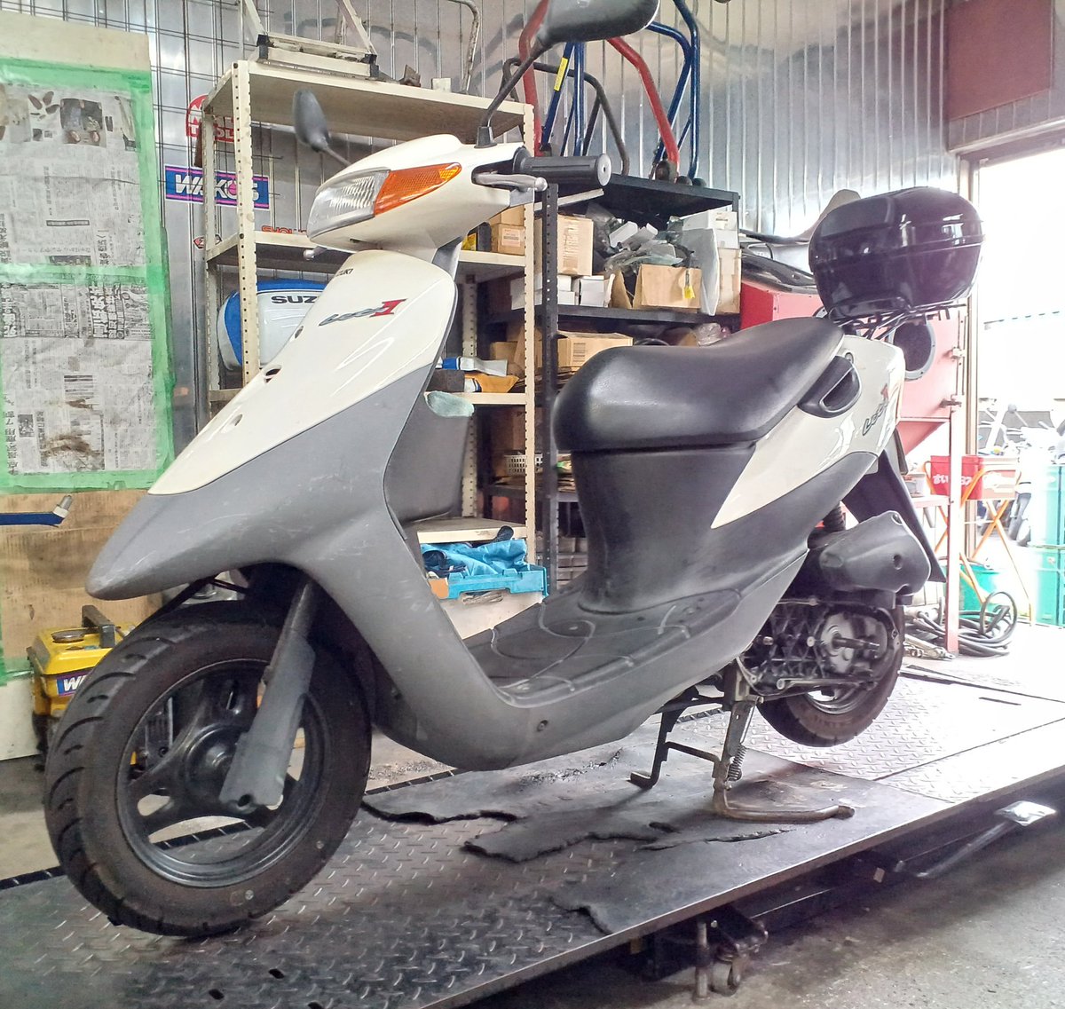 レッツⅡDX　CA1KA　艶あります　実動　滋賀県から 2026年最新】Yahoo!オークション -レッツ2(スズキ)の中古品・新品・未