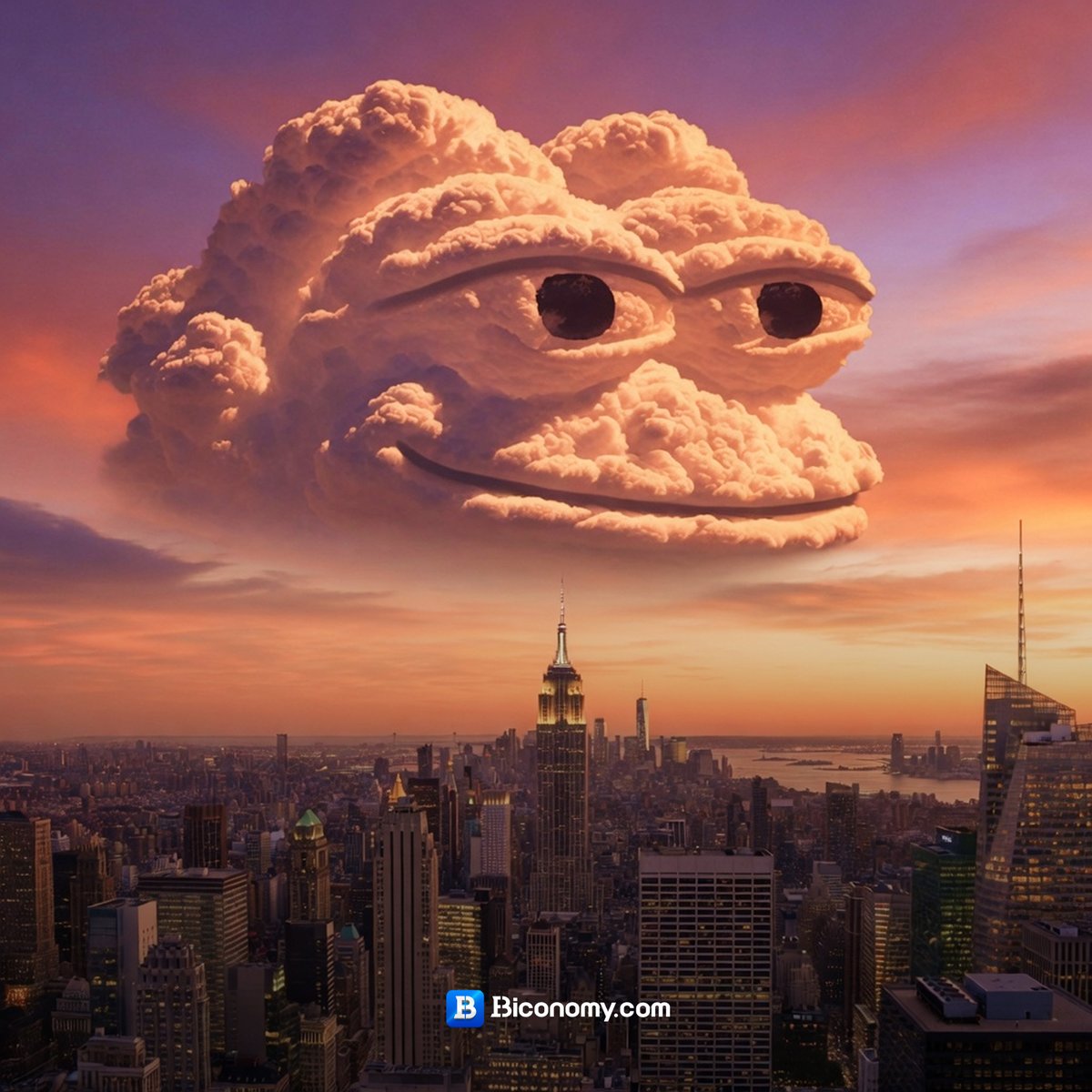 Pepe is watching over Wall Street. 🐸☁️

Memes aren't a joke anymore.
They're a market.

Trade them where they belong — on Biconomy.com 🔵

#BiconomyCom #PEPE #Memecoins #Crypto