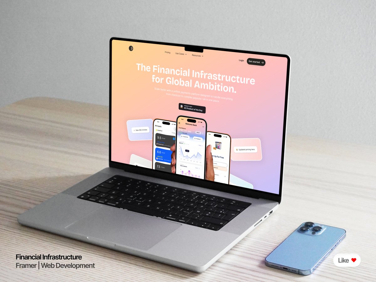 airzonagency's tweet photo. Financial Infrastructure &amp; Strategic Intelligence Landing Page | Framer Build

Design Shot https://t.co/khOY9uH3C3

#Framer #SaaSDesign #Fintech #WebDesign #UIUX #AirzonAgency #LandingPage #FinancialInfrastructure #ResponsiveDesign #FramerExpert https://t.co/WYo5wS760a