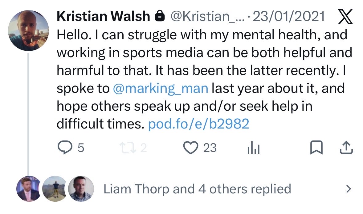 LFCroundup's tweet photo. @Kristian_Walsh @DaveOCKOP Didn’t expect to see replies like this from you @Kristian_Walsh https://t.co/9aIf9bLBix