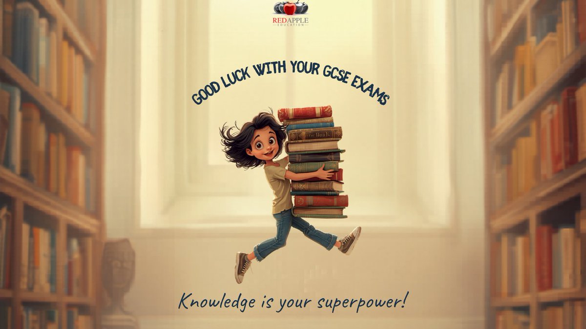 RedAppleEduc's tweet photo. Wishing all students Good Luck with their GCSE  exams. https://t.co/LF1Ro0dTzN