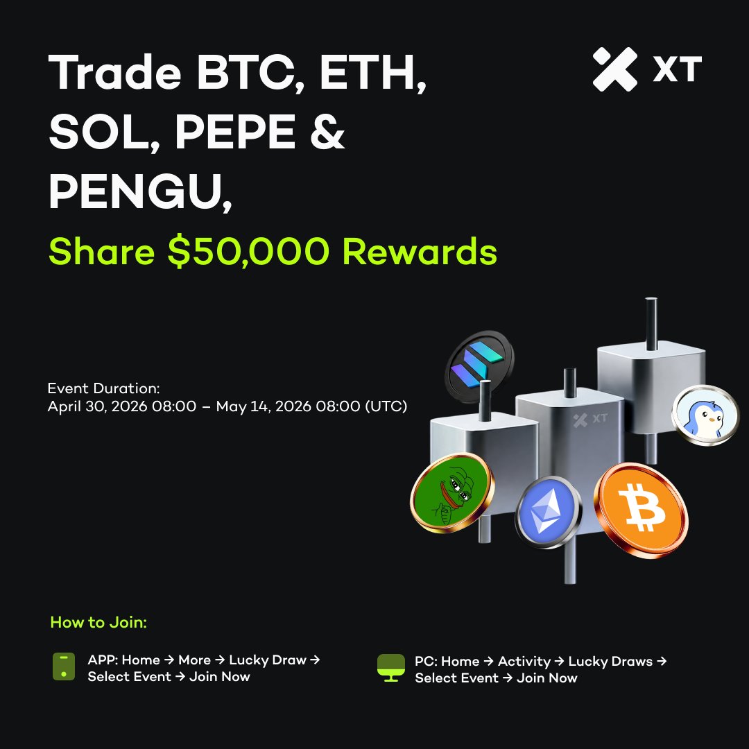 XTexchange's tweet image. Wait... you still haven't joined? 🤨

Thousands of XTers are already spinning the 100% Win Gashapon! Each day you wait is 43 draws you’ve missed.

💰 $50,000 total pool is draining FAST. 
💵 Top reward: $750

Stop watching, start winning! 👇
 xt.com/activity/btc-e…

#Airdrop