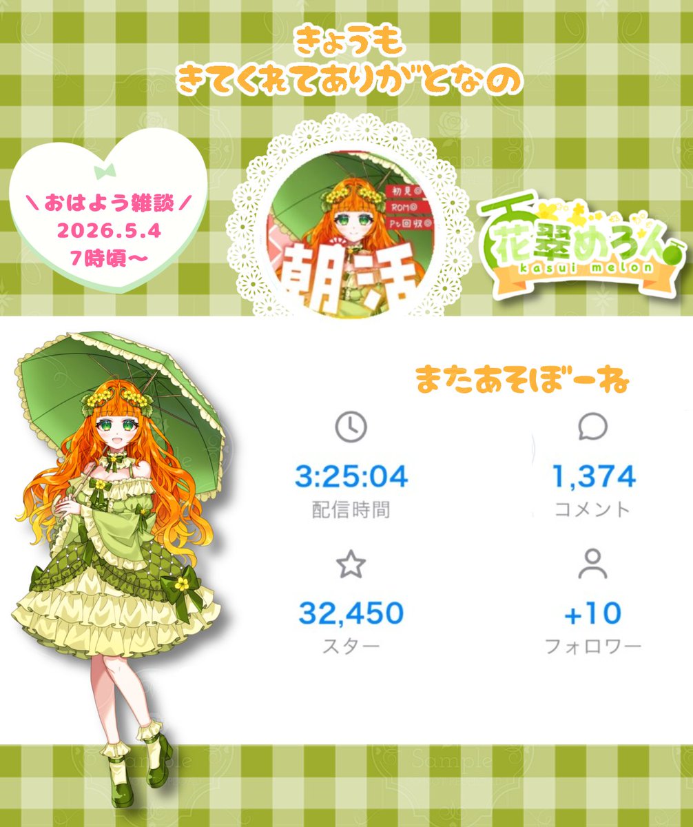 花翠めろん🍈🍉 tweet media