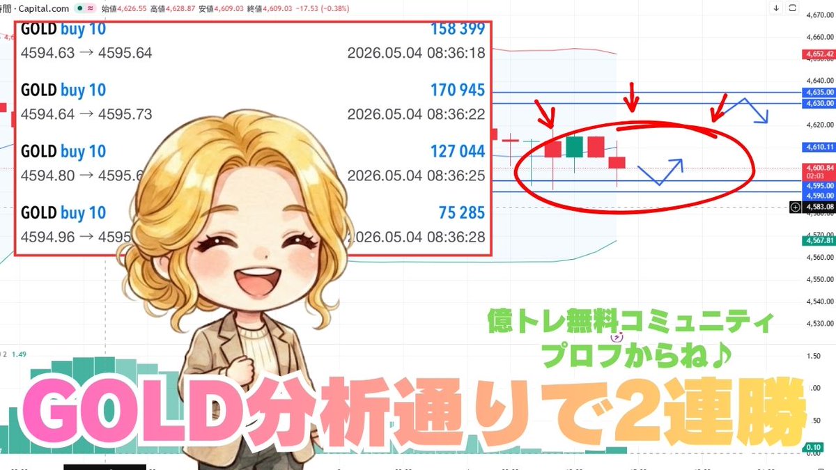 みやび＠ドル円・ゴールド／専業トレーダー tweet media