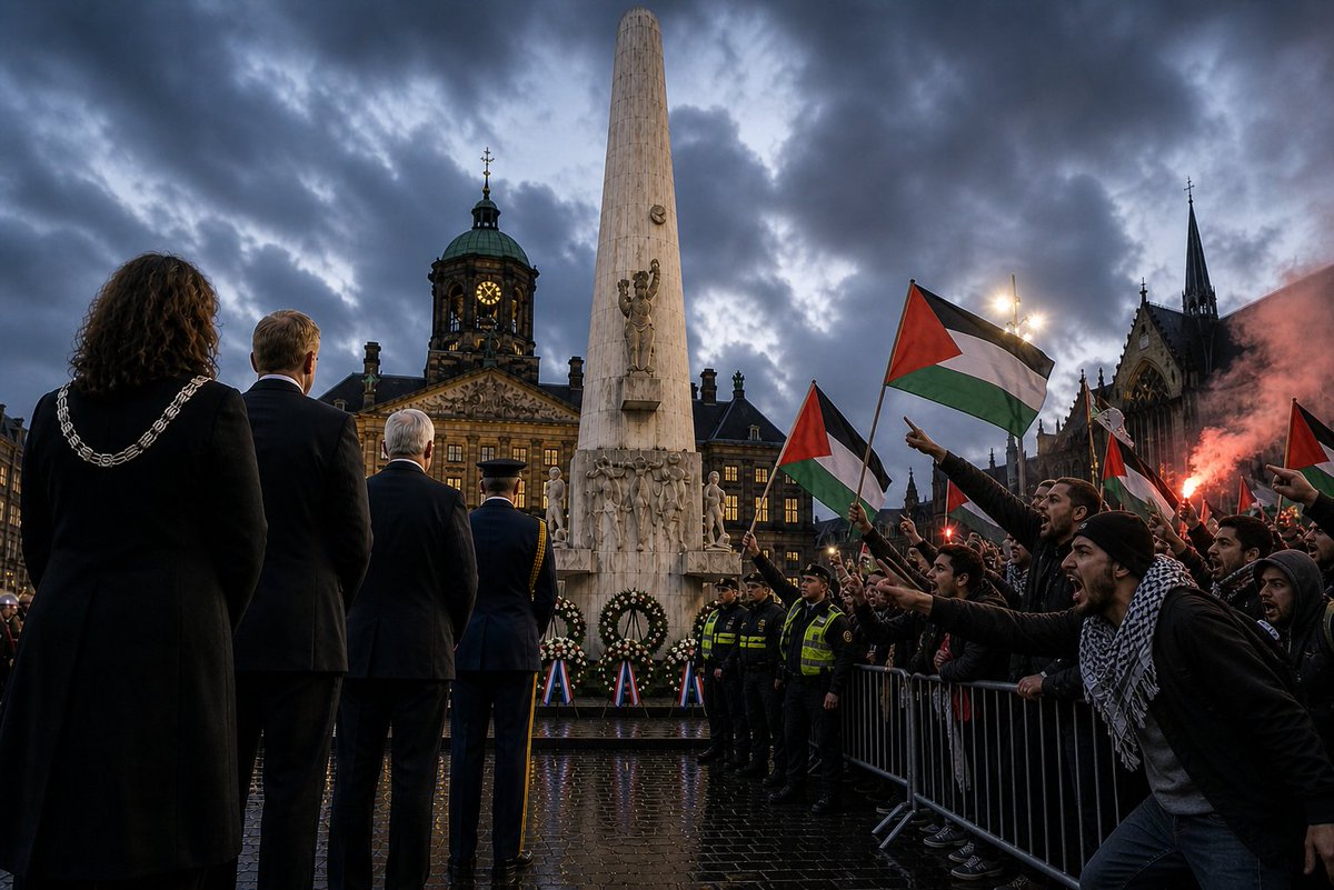 4 MEI IS GÉÉN DECORSTUK
Niet voor de macht, niet voor links en/of Hamas gelieerd activisme

Vanavond staat Nederland weer stil. Twee minuten. Twee minuten waarin op de Dam de stilte zwaarder moet wegen dan woorden. Waar oorlogsslachtoffers worden herdacht, waar de schaduw van de