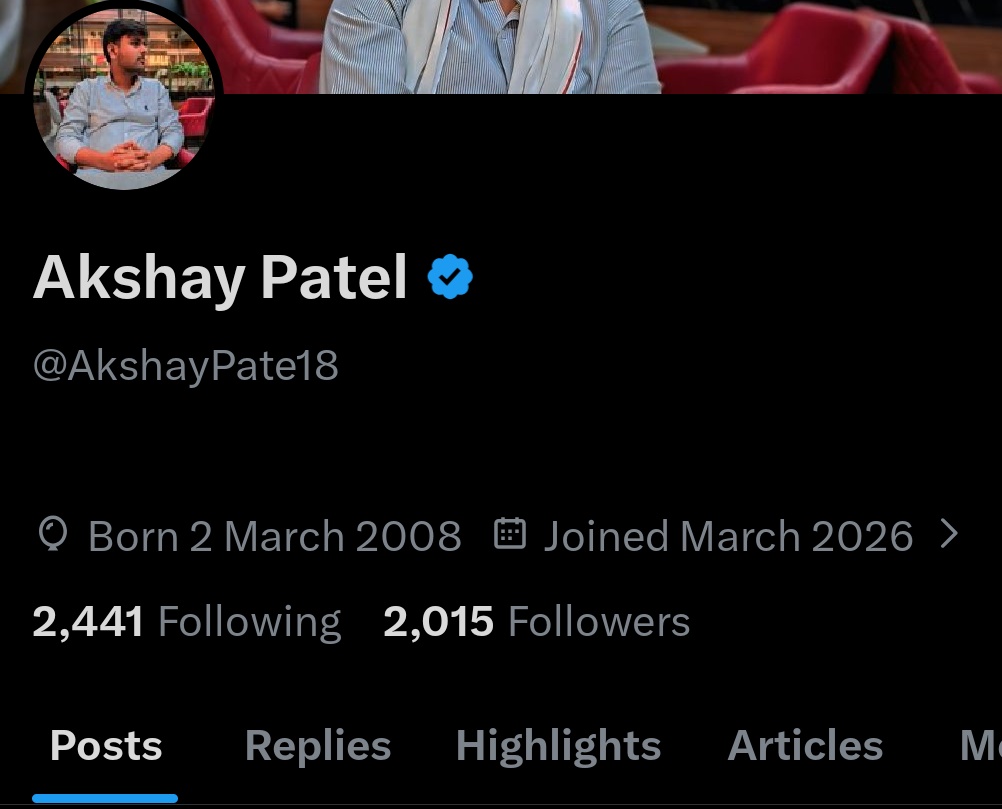Akshay Patel tweet media