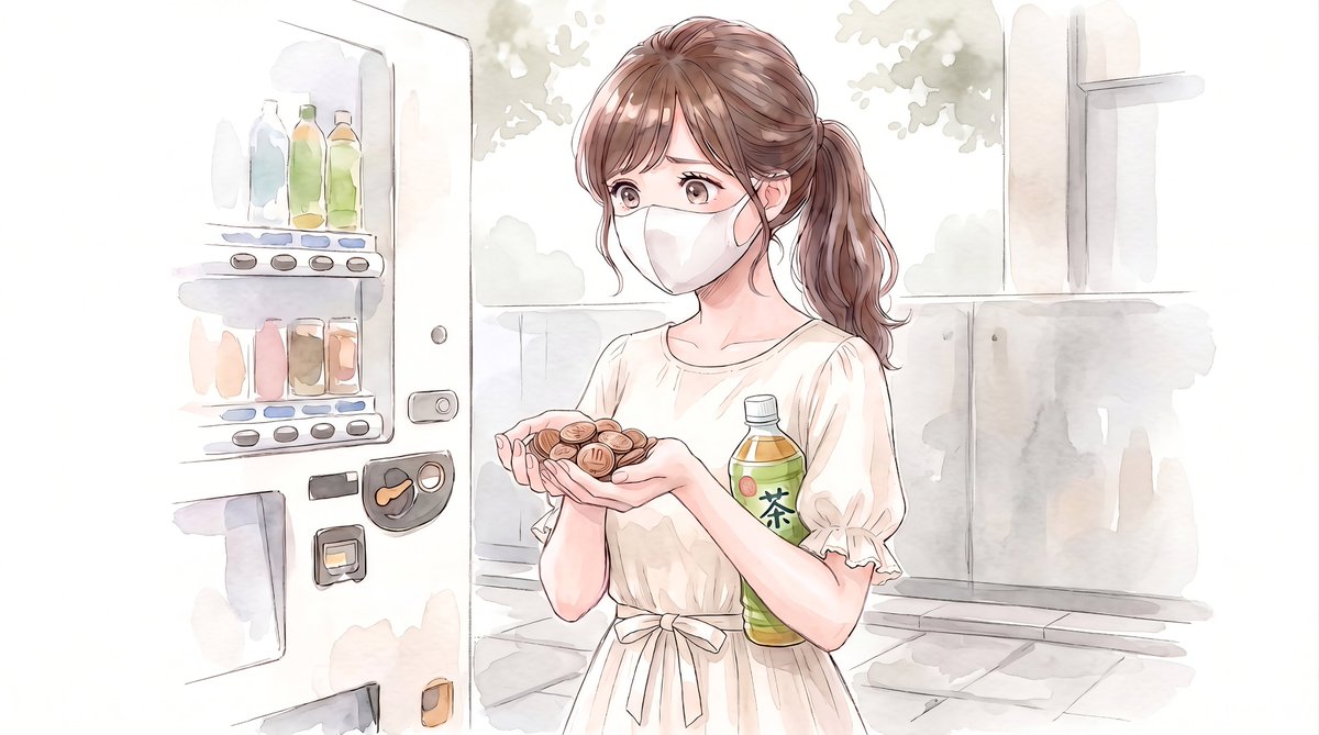 7NX's tweet image. コイツ全部おつり１０円で返してきやがった！